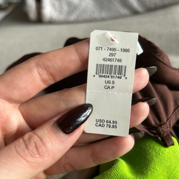 Brown Satin Slip Dress (NWT) - Picture 6 of 6